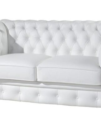 Kožený dvojsed Chesterfield - PYKA