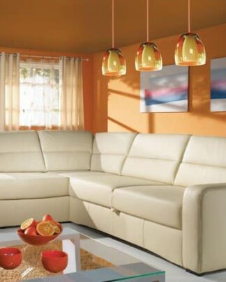 Kožená sedací souprava rohová Modern - PYKA
