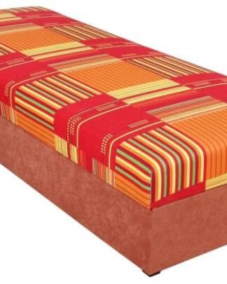 Čalouněná postel Rio 80x200 oranžová - BLANAŘ