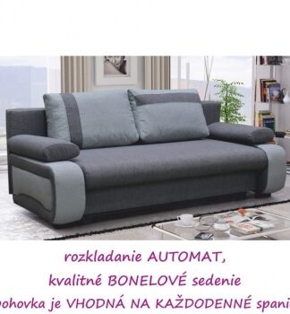 Rozkládací pohovka Bolivia tmavěšedá-světlešedá - TempoKondela