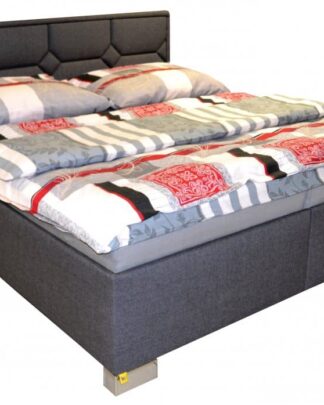Luxusní postel Doris deLuxe 180x200 šedá - PROKOND