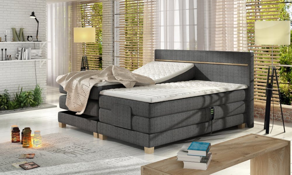 Postel Nordic boxspring 180x200 + elektrické polohování - WERSAL