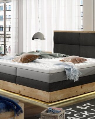 Postel Trento Led boxspring 180x200 + LED osvětlení - WERSAL