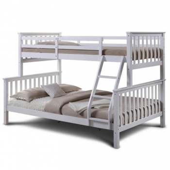 Dětská dvoupatrová postel Bagira bílá - TempoKondela