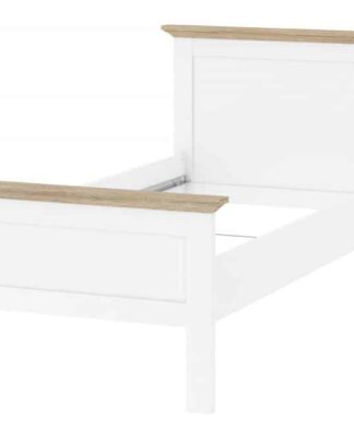 Postel Paris 90x200 bílá/dub 77801 - TVI