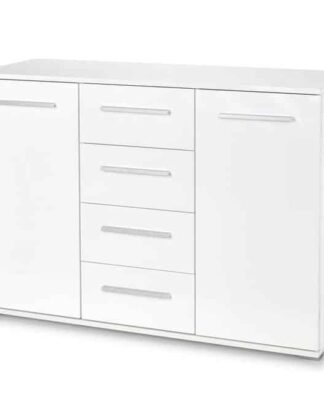 Komoda Lima KM4 bílá - HALMAR