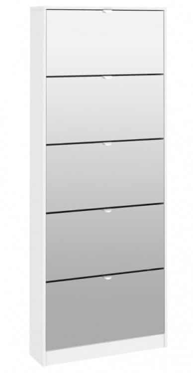 Botník se zrcadlem Bright 70052 bílý - TVI