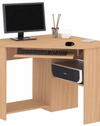 Praktický PC stůl rohový SMART 1, buk