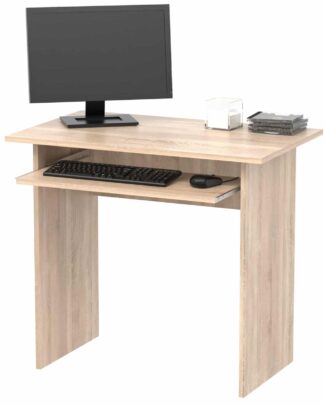 Jednoduchý PC stůl TWIST, dub sonoma