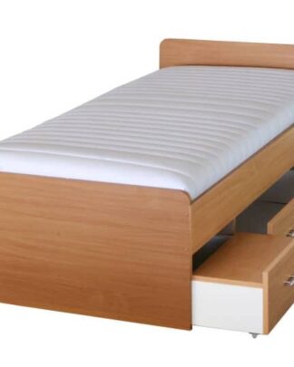 Postel DUETO 90x200 cm, buk