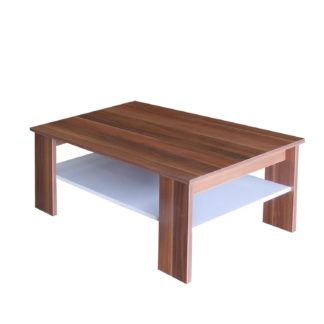 Konferenční stolek S67950-I, ořech/bílá