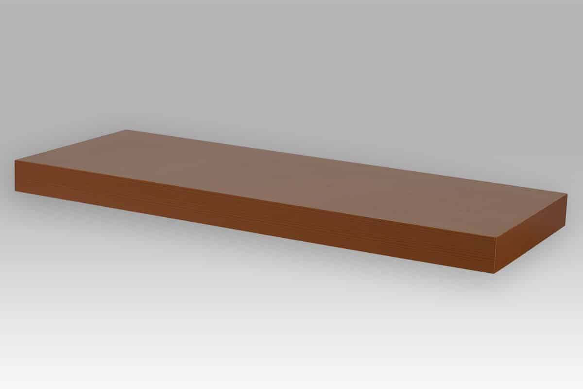 Nástěnná polička P-001 TR, 60 cm, barva třešeň