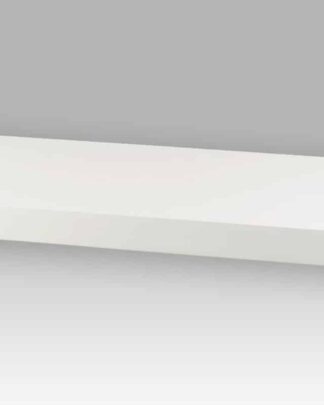 Nástěnná polička P-001 WT, 60 cm, barva bílá-vysoký lesk