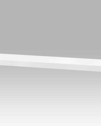 Nástěnná polička P-002 WT, 120cm, barva bílá - vysoký lesk