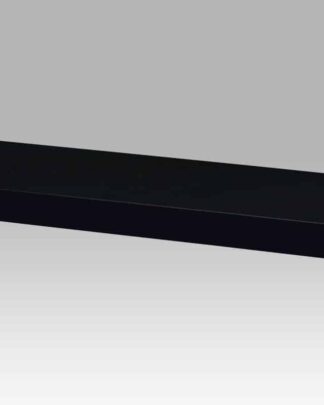 Nástěnná polička P-001 BK, 60 cm, barva černá - vysoký lesk
