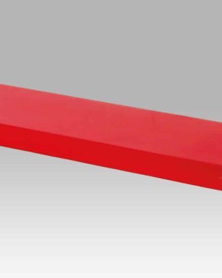 Nástěnná polička 60 cm  P-001 RED, červený lesk