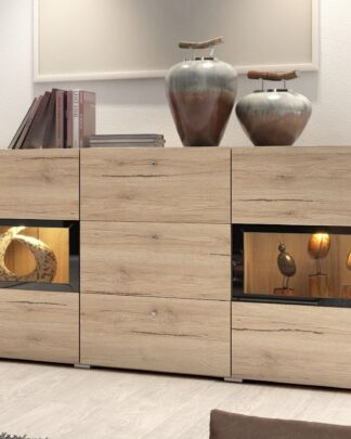 BAROS komoda TYP 26, dub san remo světlý