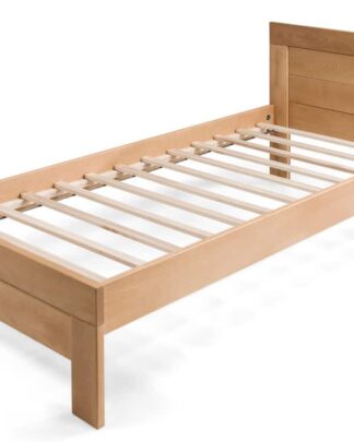 Postel WOODY CLASSIC 90x200 bez roštu, masiv buk