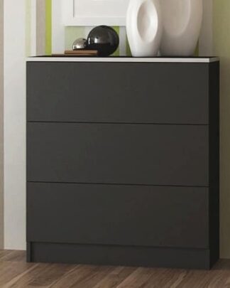 VISTA komoda 3S, černá