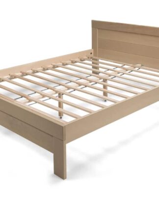 Postel WOODY CLASSIC 140x200 bez roštu, masiv buk/dub