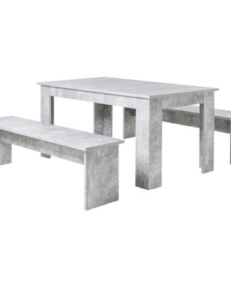 Jídelní sestava MUNCHEN 140, imitace beton