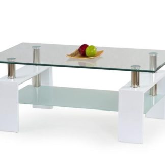 Konferenční stolek DIANA H, bílý