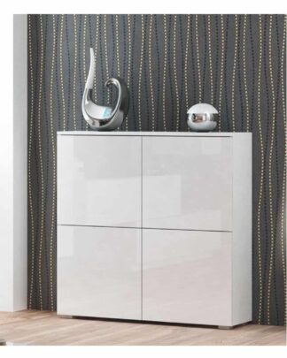 LIVO KM-100 komoda stojící, bílá