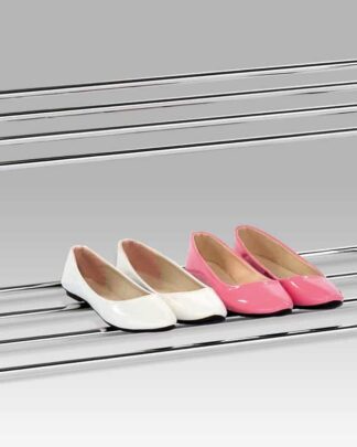 Botník GC5050-2, 2 poličky, černý plast/chrom