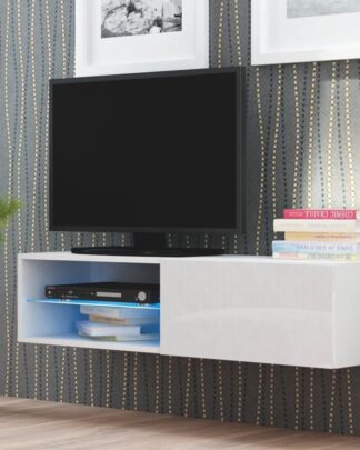 LIVO RTV-120W televizní stolek visící, bílá