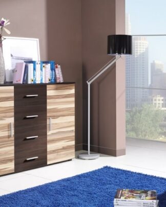 Komoda UNI/CAMA, wenge/ořech baltimore