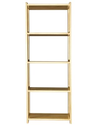 Regál ažurový výška 150 cm, šířka 50 cm, masiv borovice, moření: ...