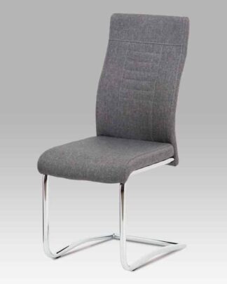 Jídelní židle DCL-427 GREY2, šedá látka / chrom