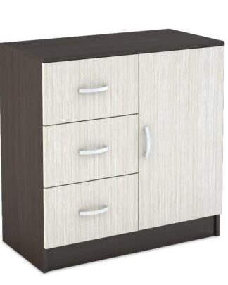 Komoda BASIA 1D3S KM-553, belfort/wenge