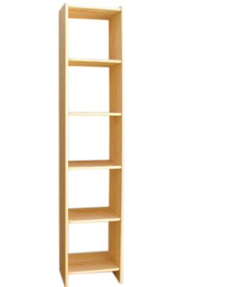 Regál plný šířka 40 cm, masiv borovice, moření: ...