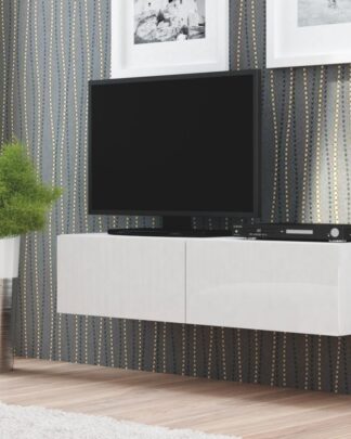 LIVO RTV-160W televizní stolek visící, bílá