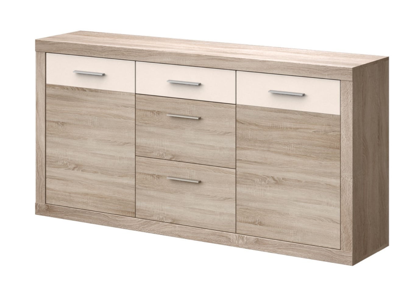 CARIBIC komoda typ 51, dub/vanilka