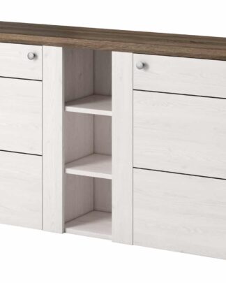 LARONA komoda TYP 26, dub riviera světlý