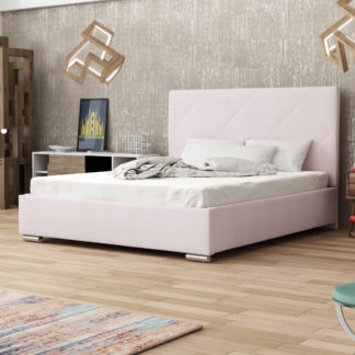 Čalouněná postel SOFIE 5 140x200 cm, růžová látka