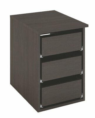 Zásuvky do skříně BASIA 3S BH-551 wenge