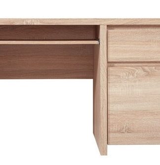 Elegantní PC stůl KASPIAN, BIU1D1S/120, dub sonoma