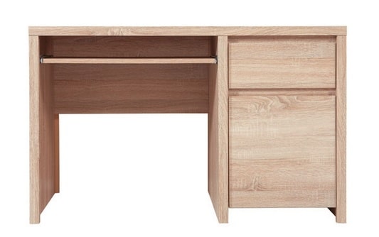Elegantní PC stůl KASPIAN, BIU1D1S/120, dub sonoma