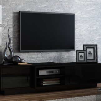 Televizní stolek RTV SIGMA 1E, černá