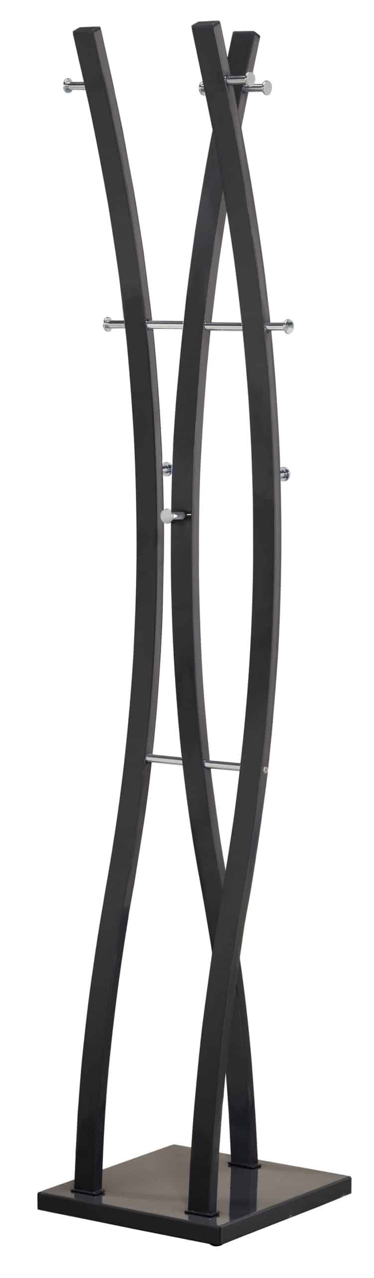 Věšák W-50, výška 179 cm, černý