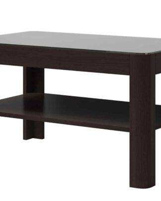 TOGO konferenční stolek TYP 99, wenge/černé sklo