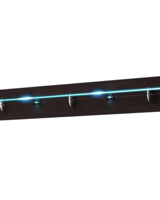 TOGO police TYP 02, wenge/černé sklo
