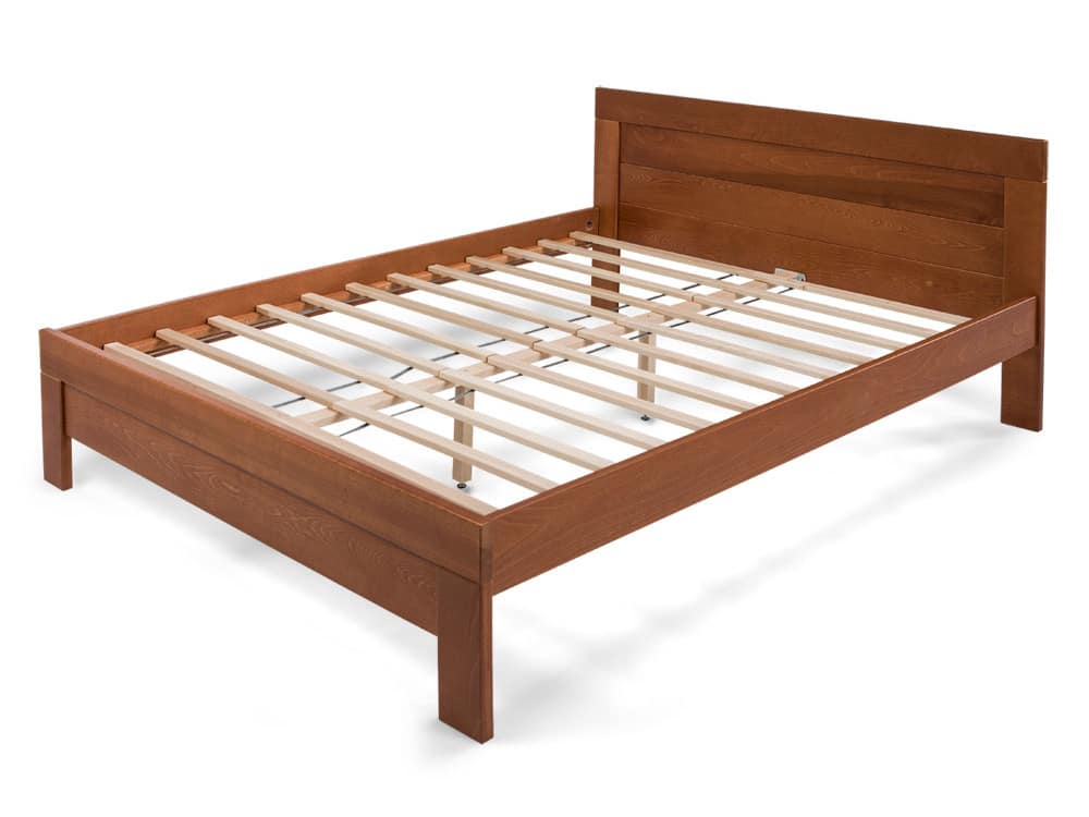 Postel WOODY CLASSIC 180x200 bez roštu, masiv buk/třešeň