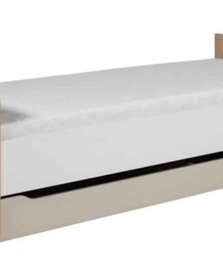 SMARTY SM-08 postel 90 cm, buk/bílá/champagne