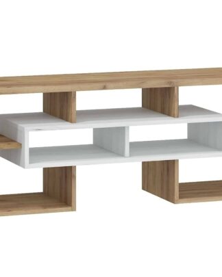 TV stolek RIO 20, craft bílý/craft zlatý