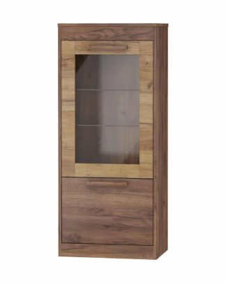 Vitrína N1DW MAXIMUS 25, craft tobaco/craft zlatý