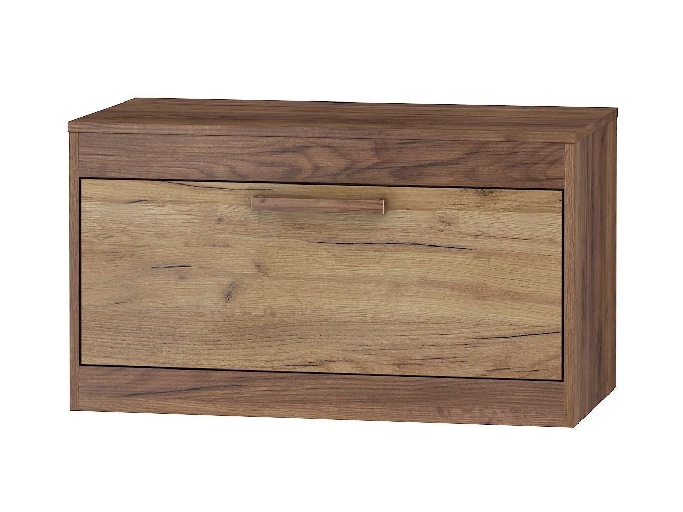 TV stolek 1D MAXIMUS 33, craft tobaco/craft zlatý